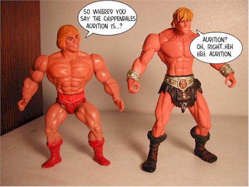 So where'd you say that Chippendales audition is?